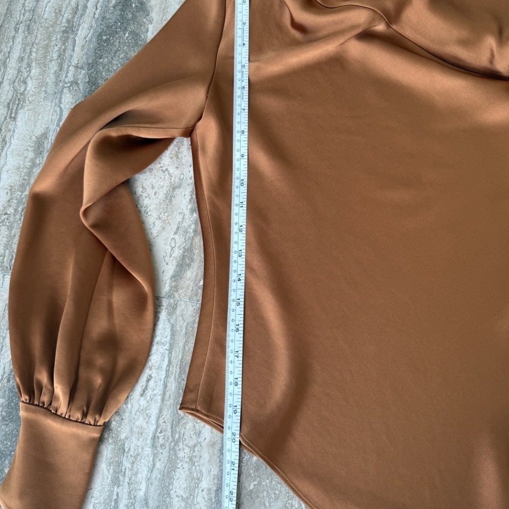 JONATHAN SIMKHAI ASYMMETRIC ONE SHOULDER TOP XS - Picture 9 of 10